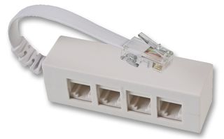 RJ45 Male to 4 RJ45 Female Sockets